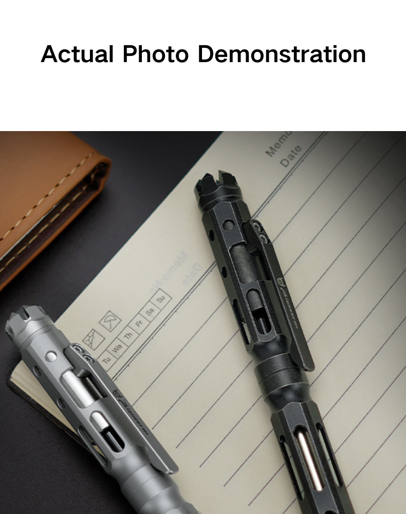 Full Titanium Tactical Pen EDC TP001