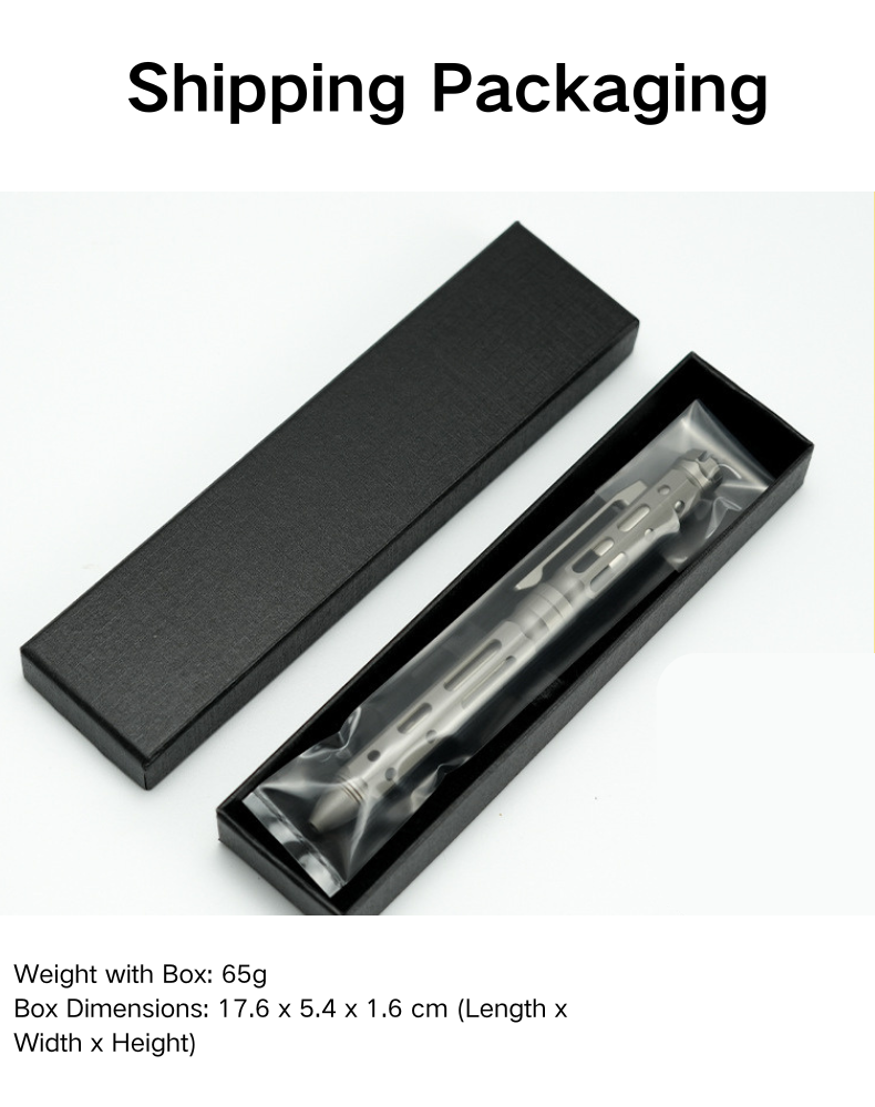 Full Titanium Tactical Pen EDC TP001
