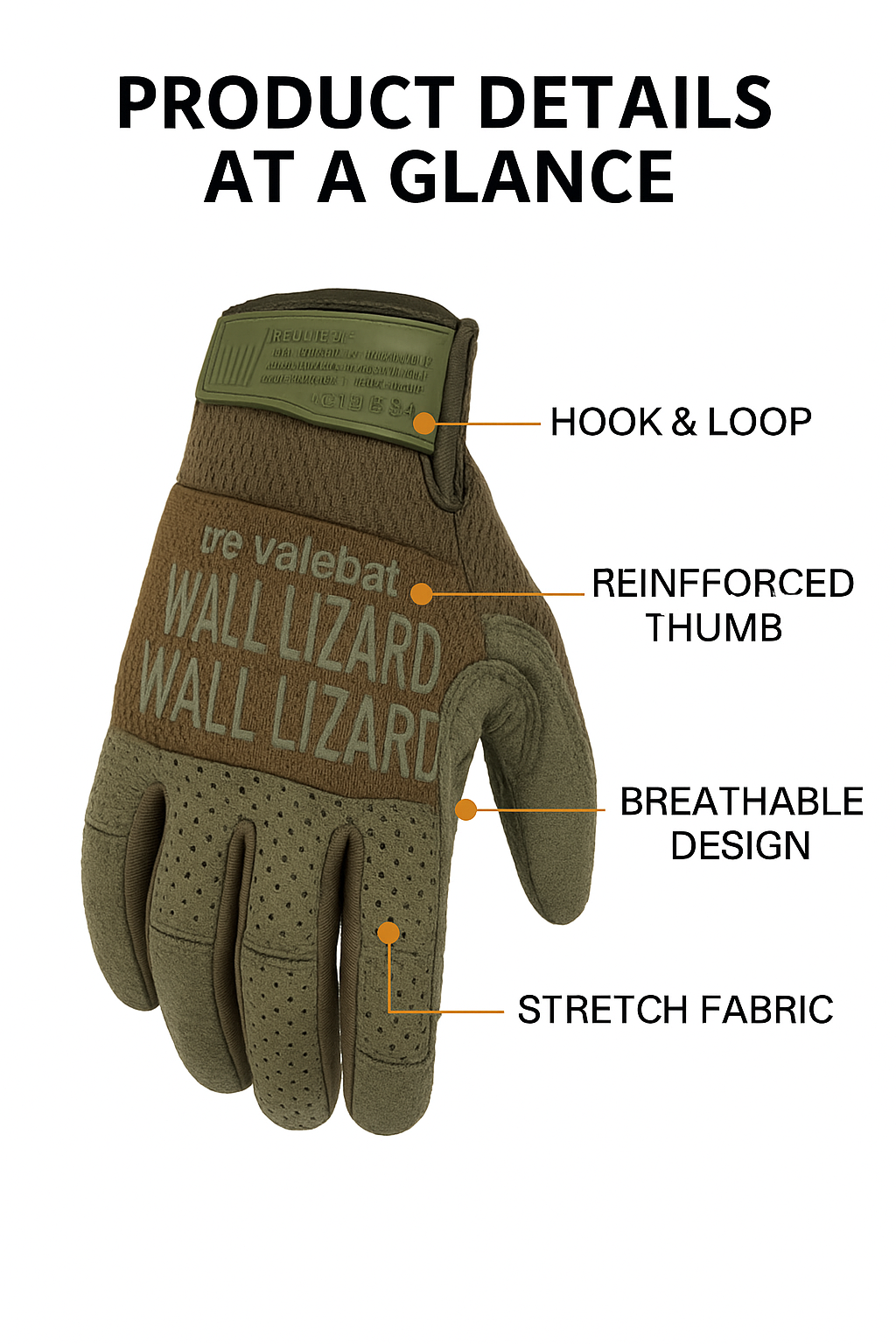Tactical Touchscreen Shooting Gloves Breathable & Protective TES0004