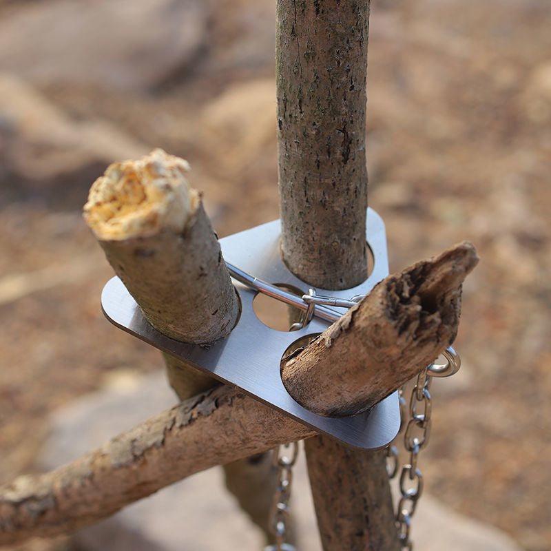 Camping_tripod_cooking_rack_set_-_stainless_steel_outdoor_gear_1-Tact EDC