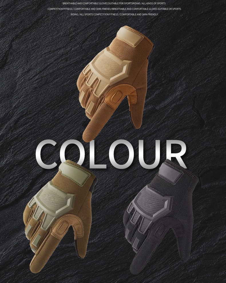 Full Finger Tactical Gloves with Touchscreen & Impact Protection　TES0003