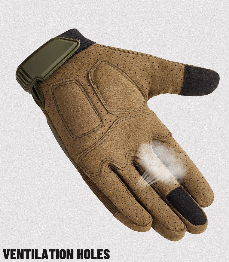 Full Finger Tactical Gloves with Touchscreen & Impact Protection　TES0003