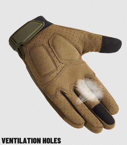 Full Finger Tactical Gloves with Touchscreen & Impact Protection　TES0003
