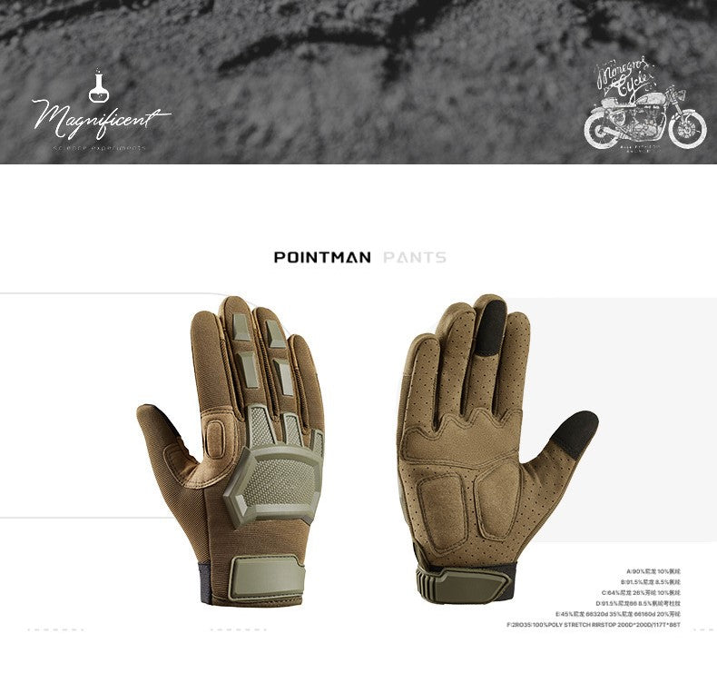 Full Finger Tactical Gloves with Touchscreen & Impact Protection　TES0003